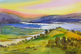 Riverscape - 71 by SUNIL KALE (Artist), Painting | Mojarto