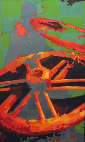 Kaal Chakra by Anita Singh, Painting | Mojarto