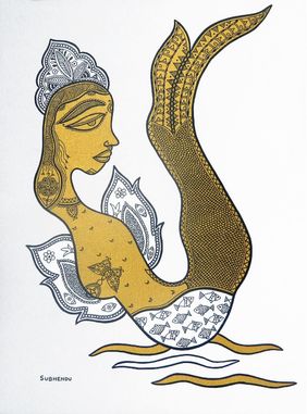 Doyenne    by Subhendu Ghosh , Painting | Mojarto