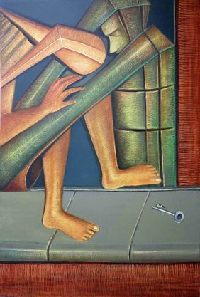 Consolation  by Niku Guleria, Painting | Mojarto