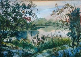 Landscape 4  by Prabhakaran, Painting | Mojarto