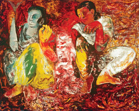 Siesta by Deepak Shinde, Printmaking | Mojarto