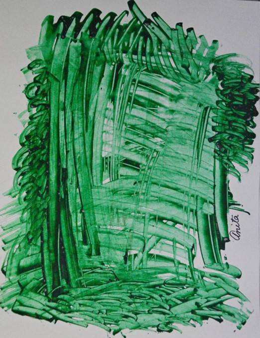 Naturescape 2 by artist Anita Tiwary Image, Painting Mojarto