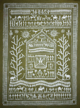 Saura Painting by Unknown Artist, Folk Art | Mojarto