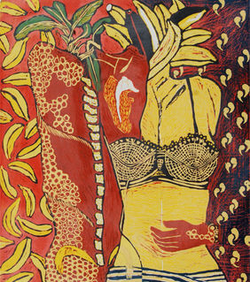 Couple by S Karuna, Printmaking | Mojarto