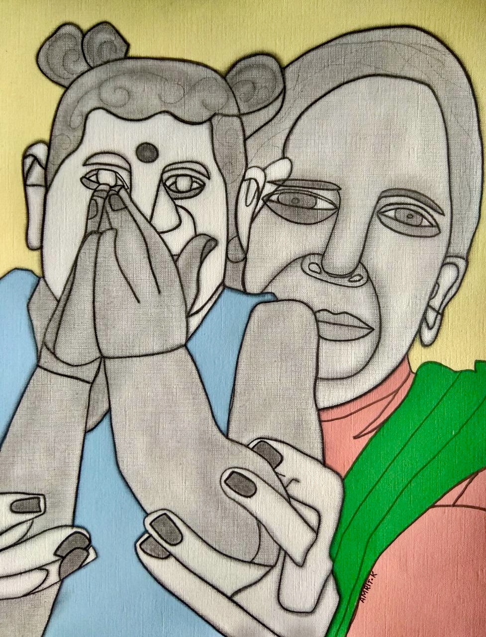 Chote chote se Khwab by Amrit Khurana, Painting | Mojarto