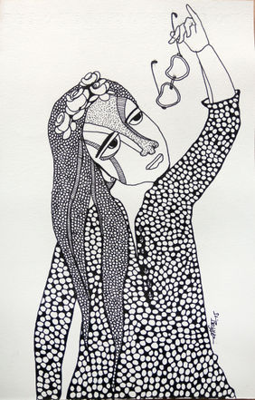All roses are mine - 4 by Vartika Singh, Drawing | Mojarto