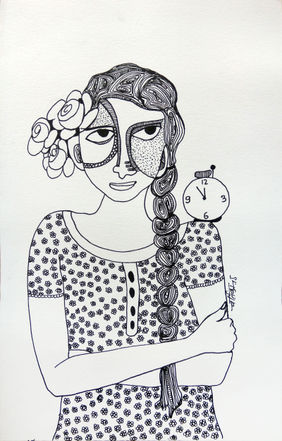 All roses are mine - 5 by Vartika Singh, Drawing | Mojarto