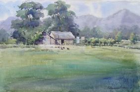 Pani-kheti by Shyamal Karmokar, Painting | Mojarto