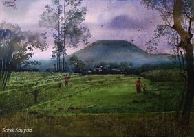 Before Rain by Sohel Sayyad , Painting | Mojarto