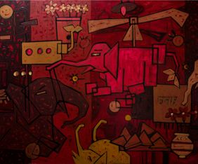 Khilona - ii by Mohd Majeed Mansoori, Painting | Mojarto