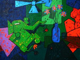 Khilona-f by Mohd Majeed Mansoori, Painting | Mojarto