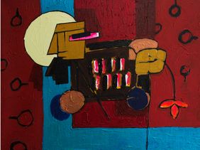 Khilona- VI by Mohd Majeed Mansoori, Painting | Mojarto