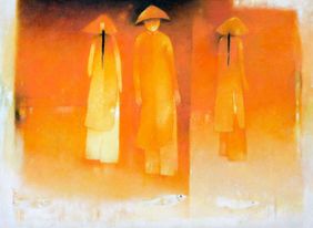 Fish Lake in Afternoon by NGUYEN VAN TUYEN, Painting | Mojarto