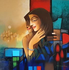 togetherness by Jai Srivastava, Painting | Mojarto