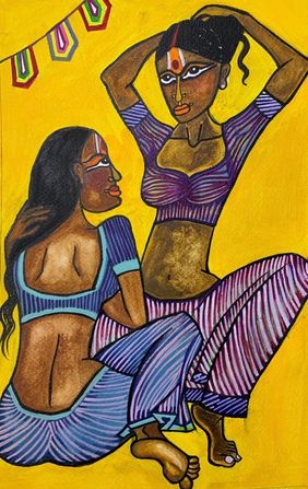 Me time by Parul Aggarwal, Painting | Mojarto