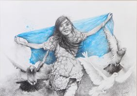 Flying Ambition  by Milind  Ambadas  Varangaonkar, Painting | Mojarto