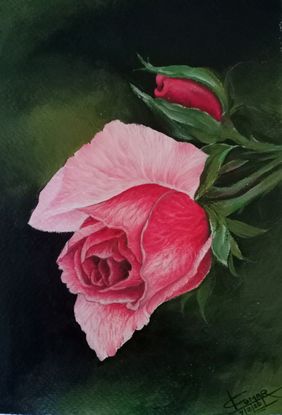 Rose by  Kumar Ranadive, Painting | Mojarto