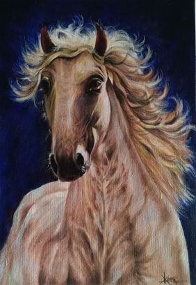 Horse by  Kumar Ranadive, Painting | Mojarto