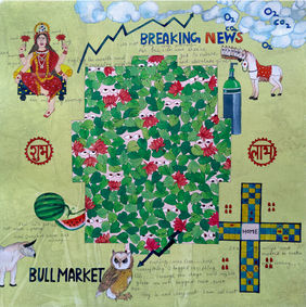 Jo jahan hein wahin rahe by Sonal Varshneya, Painting | Mojarto