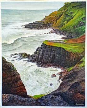 Seascape by  Kumar Ranadive, Painting | Mojarto