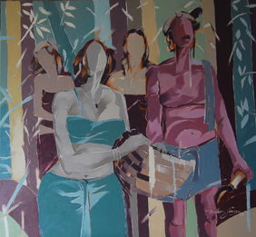 Working family by Wilson Souza, Painting | Mojarto