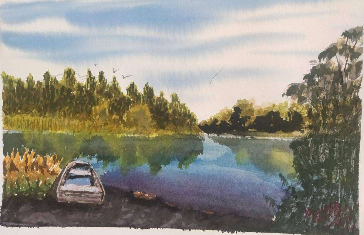 Abandon by artist Rakesh Tandon Image, Painting Mojarto