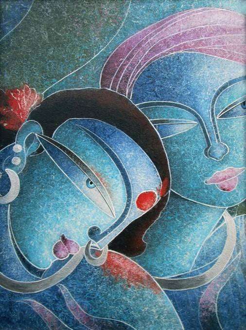 Santhali by artist Artdhananjay-Contemporary Visual Arts – Image ...