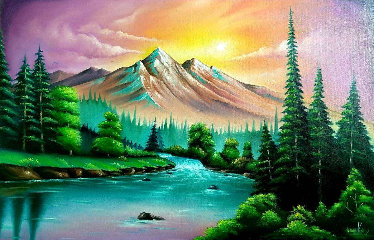 Ultimate Collection of Stunning 4K Nature Painting Images Over 999