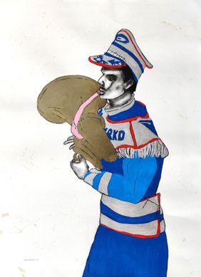 musician by Prittam Priyalochan, Painting | Mojarto