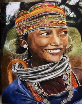The Smile by Ria Das, Painting | Mojarto