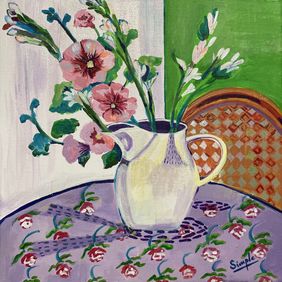 “Hope Blooms” by Simple Mohanty, Painting | Mojarto