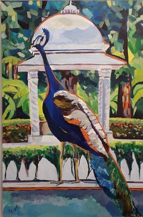 Serenity by Simple Mohanty, Painting | Mojarto