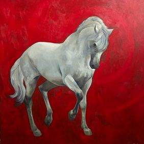 red velvet by mahesh n, Painting | Mojarto