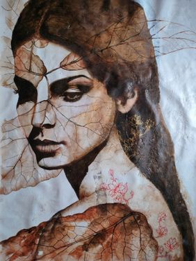 Nymph03 by Srinivasa Ram Makineedi, Painting | Mojarto