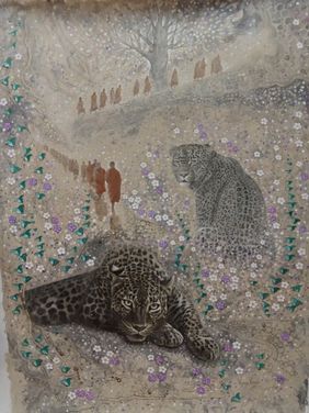 Peaceful Coexistence Series by Vijay Vansh, Painting | Mojarto