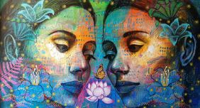 introspection by sachin kumar, Painting | Mojarto