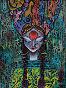 That Lady by anil kumar, Painting | Mojarto