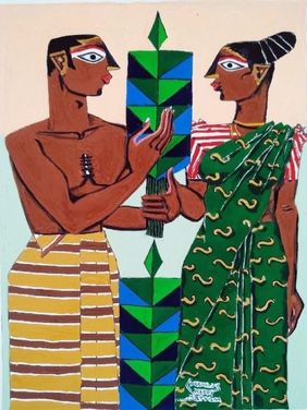 UNTITLED by Srinivas Reddy Mutyam, Painting | Mojarto