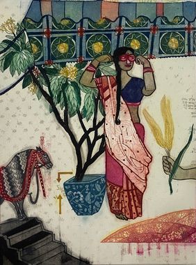 Vachik by Sonal Varshneya, Printmaking | Mojarto