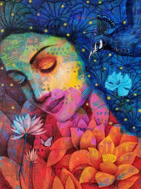 life full of fragrance by sachin kumar, Painting | Mojarto