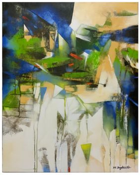 Waterfall-2 by Divyesh Bagdawala , Painting | Mojarto