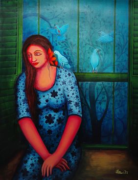 Enlighter by Pallavi Dutta, Painting | Mojarto