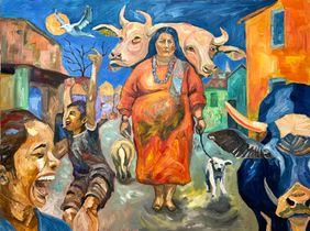 No Beef by Kaushal Parikh, Painting | Mojarto