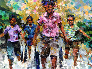 Sea Scape - Harne bandar by Vijay Shelwante Online | Mojarto