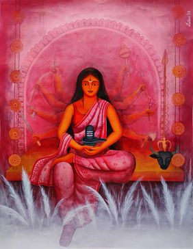 Shakti by Pallavi Dutta, Painting | Mojarto
