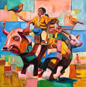 Traveller's Tales by Kaushal Parikh, Painting | Mojarto