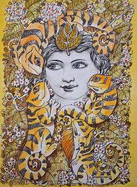 Love with Nature by USHARANJAN MANDAL, Painting | Mojarto