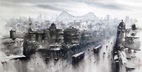 Kolkata by Ashif Hossain, Painting | Mojarto