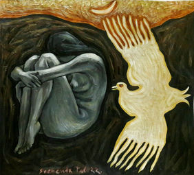 Depression and hope. by Snehhendu Pal, Painting | Mojarto